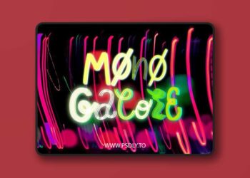 Mono Galore - 8 Monoline Procreate Brushes Pack