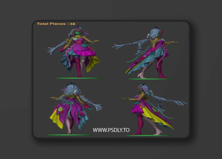 Moon Figures – Honkai – Castorice – 3D Print 1 Moon Figures – Honkai – Castorice – 3D Print