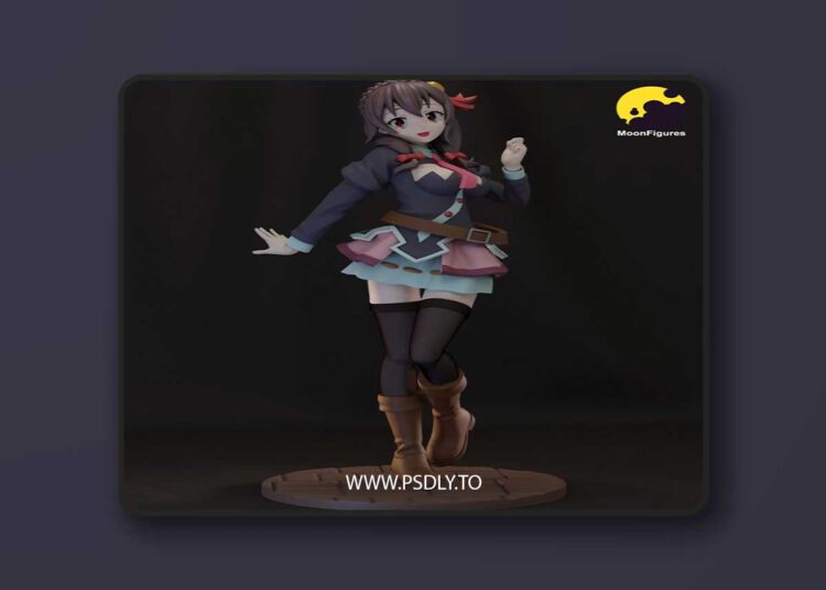 Moon Figures – Konosuba – Yunyun – 3D Print 1 Moon Figures – Konosuba – Yunyun – 3D Print