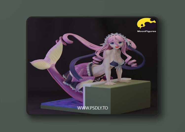 Moon Figures – Monster Musume – Meroune Lorelei – 3D Print 1 Moon Figures – Monster Musume – Meroune Lorelei – 3D Print