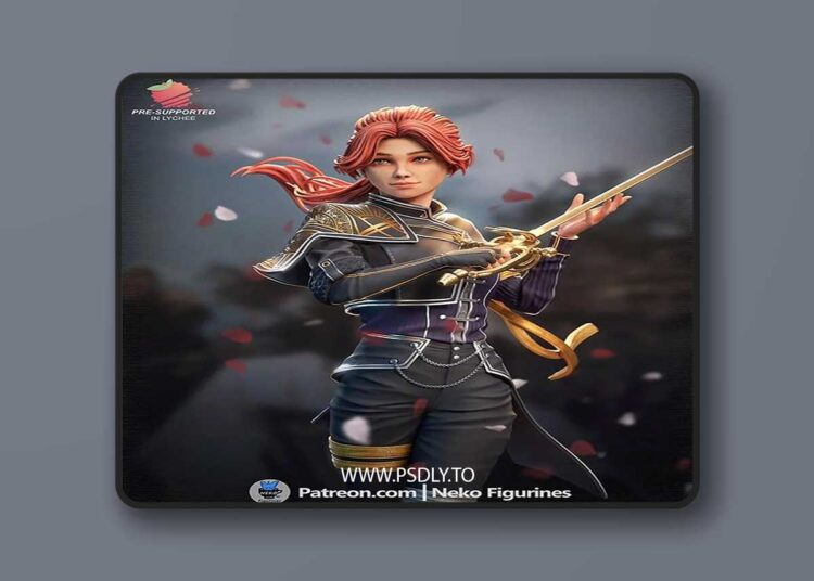 Neko Figurines – Expedition 33 – Maelle – 3D Print 1 Neko Figurines – Expedition 33 – Maelle – 3D Print