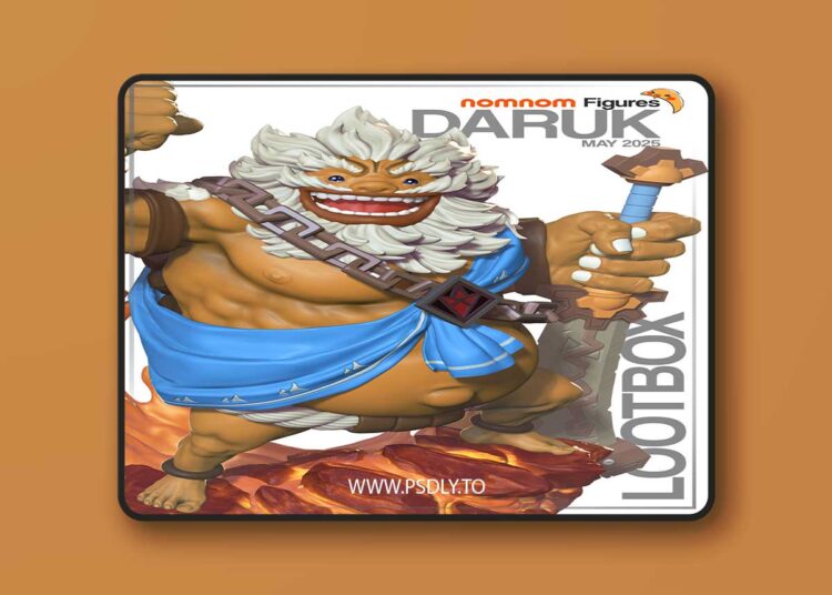 NomNom Figures – Daruk – Zelda Breath of the Wild – 3D Print 1 NomNom Figures – Daruk – Zelda Breath of the Wild – 3D Print