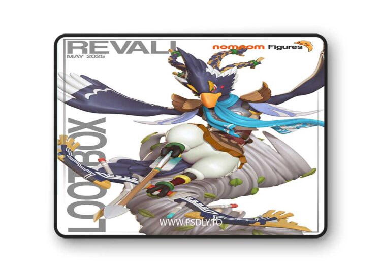 NomNom Figures – Revali – Zelda Breath of the Wild – 3D Print 1 NomNom Figures – Revali – Zelda Breath of the Wild – 3D Print