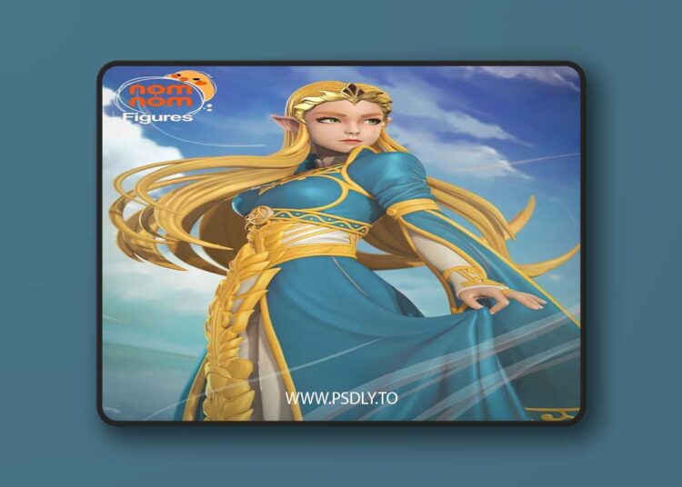 Nomnom Figures – Princess Zelda from Breath of the Wild – 3D Print 1 Nomnom Figures – Princess Zelda from Breath of the Wild – 3D Print