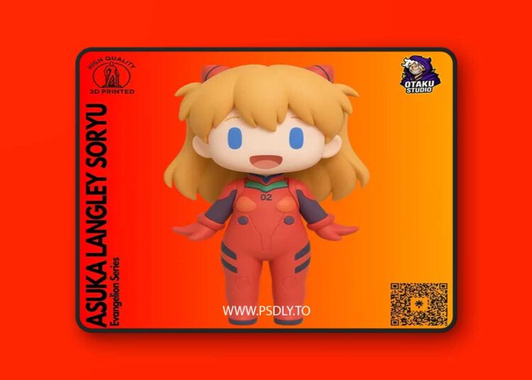Otaku Studio Chibi Asuka Langley Soryu 3D Print 1 Otaku Studio Chibi Asuka Langley Soryu 3D Print