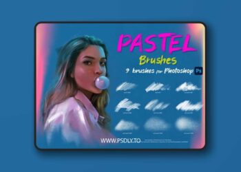Pastel Photoshop Brushes Pack