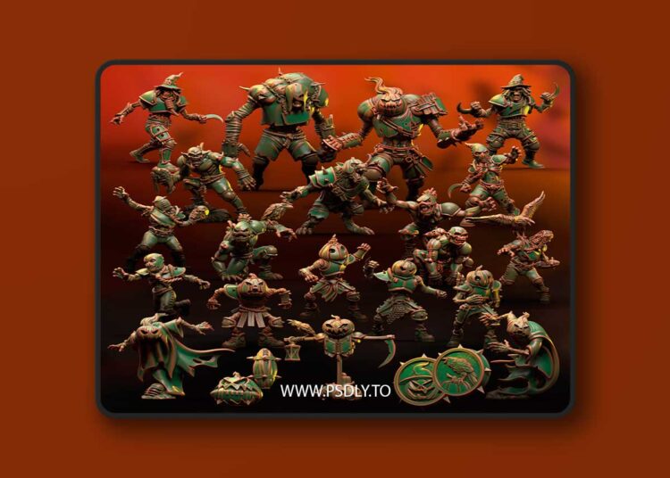 Punga Miniatures – Harvest Horrors Complete set – 3D Print Model STL 1 Punga Miniatures – Harvest Horrors Complete set – 3D Print Model STL