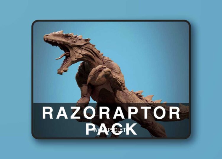 Rescale Miniatures – Razoraptor Pack – 3D Print 1 Rescale Miniatures – Razoraptor Pack – 3D Print