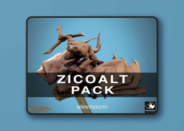 Rescale Miniatures – Zycoalt Pack – 3D Print 1 Rescale Miniatures – Zycoalt Pack – 3D Print