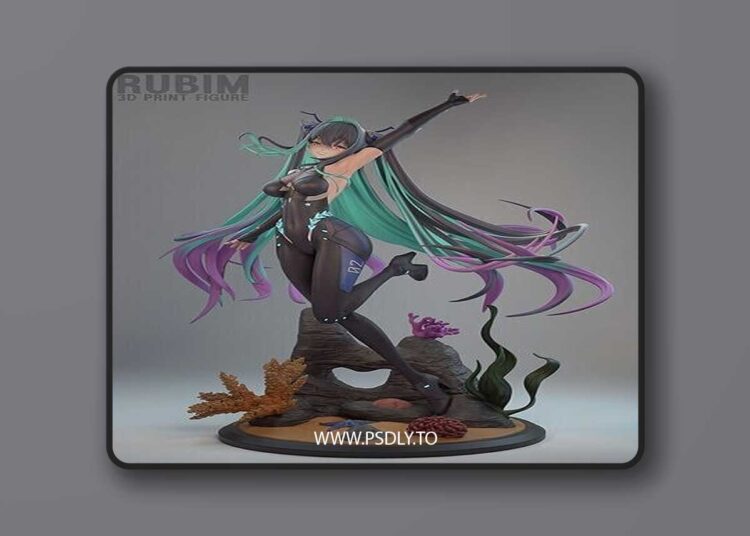 Rubim Figure – Nikke Siren – 3D Print Model 1 Rubim Figure – Nikke Siren – 3D Print Model