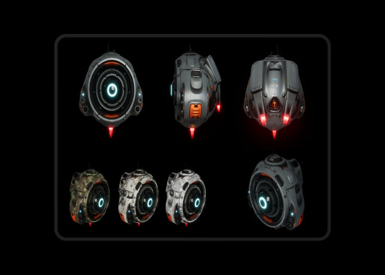 Sci-fi Survey Drones (4.26+) for Unreal Engine 1 Sci-fi Survey Drones (4.26+)