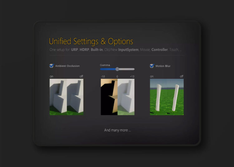 Settings & Game Options - Unified Menu v1.40 1 Settings & Game Options - Unified Menu v1.40