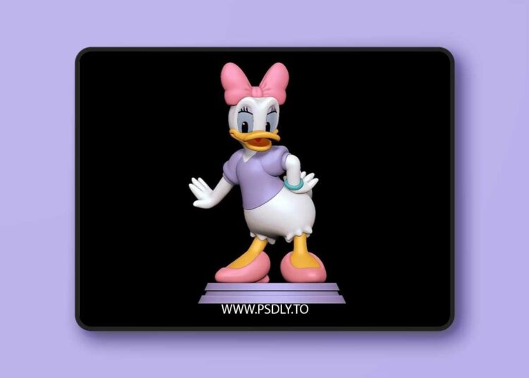 SillyToys – Daisy Duck – 3D Print 1 SillyToys-–-Daisy-Duck-–-3D-Print