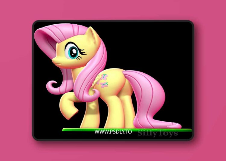 SillyToys – Fluttershy My Little Pony Friendship Is Magic – 3D Print 1 SillyToys – Fluttershy My Little Pony Friendship Is Magic – 3D Print