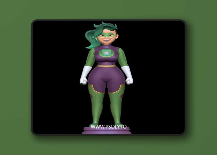 SillyToys – Green Lantern DC League of Super-Pets – 3D Print 1 SillyToys – Green Lantern DC League of Super-Pets – 3D Print
