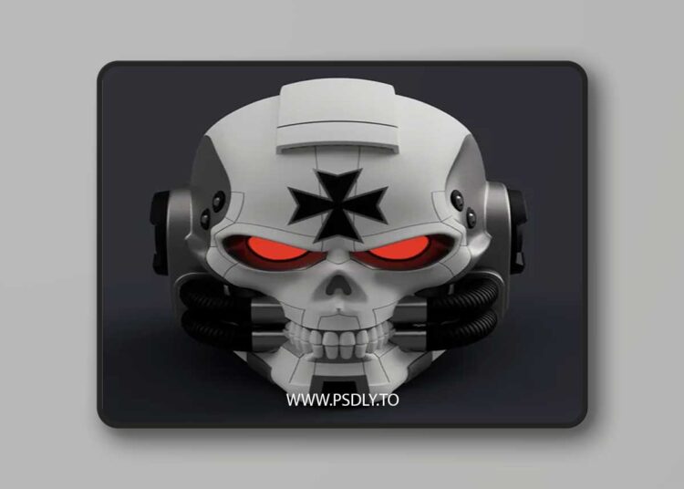 Space Marine Clergy Helmet – 3D Print 1 Space Marine Clergy Helmet – 3D Print