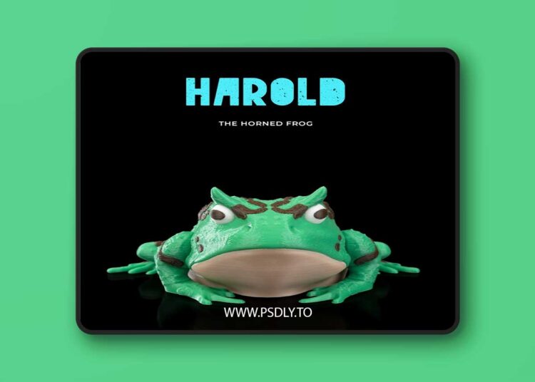 StlFlix – Harold, the Horned Frog – 3D Print 1 StlFlix – Harold, the Horned Frog – 3D Print