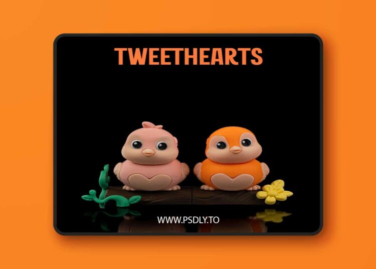 StlFlix – Tweethearts – 3D Print 1 StlFlix – Tweethearts – 3D Print