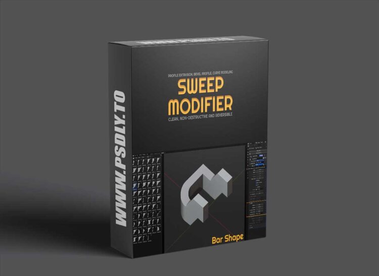 Sweep Modifier Addon for Blender 2.0.1 1 Sweep Modifier Addon for Blender 2.0.1
