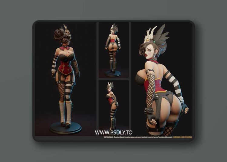 Texelion – Moxxi – 3D Print 3D Model 1 Texelion – Moxxi – 3D Print 3D Model