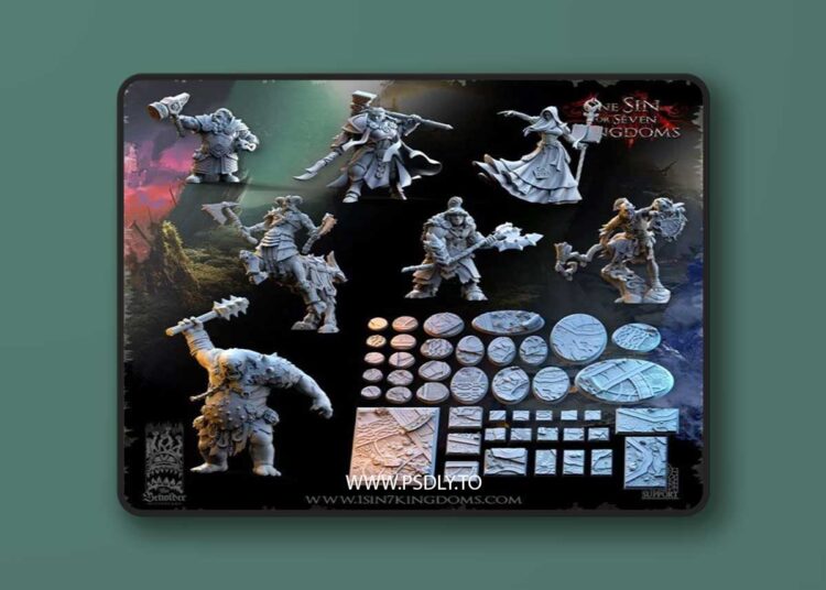 The Beholder Miniatures Welcome Pack – 3D Print Model STL 1 The Beholder Miniatures Welcome Pack – 3D Print Model STL