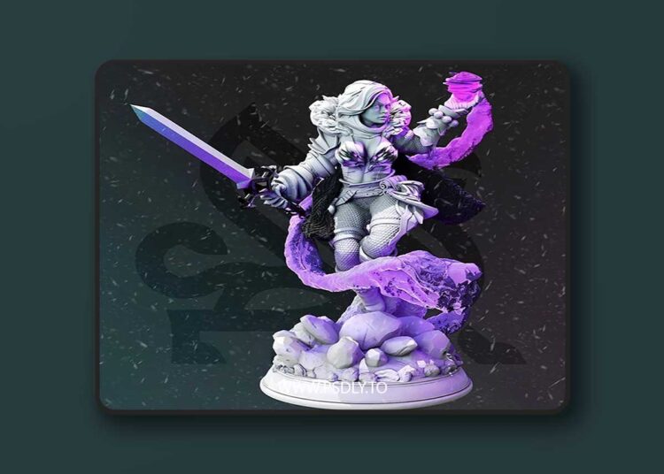 Tirina Rose – Caster of the Watch – 3D Print 1 Tirina Rose – Caster of the Watch – 3D Print