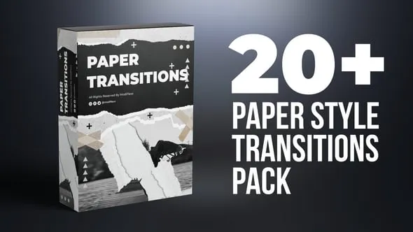 Videohive - 20 Paper Style Transition Pack - 58569191 1 Videohive - 20 Paper Style Transition Pack - 58569191