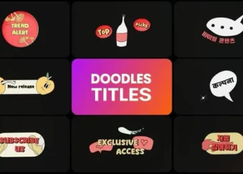 Videohive - Colorful Doodle Titles for After Effects - 58454282