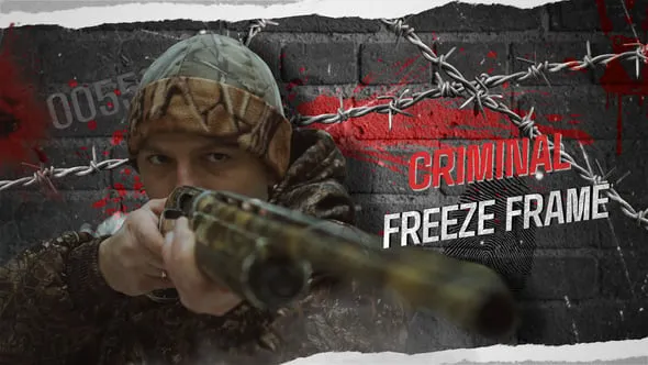 Videohive - Criminal Freeze Frame - 58624379 1 Videohive - Criminal Freeze Frame - 58624379