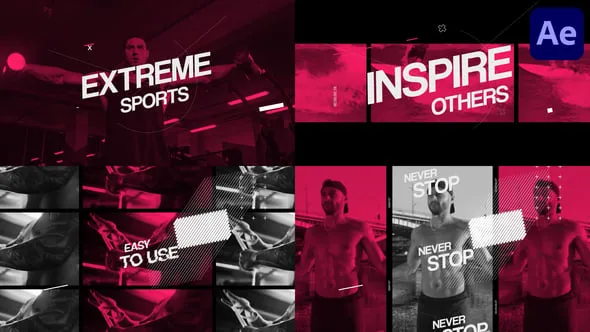 Videohive - Extreme Sport Slides for After Effects - 58479876 1 Videohive - Extreme Sport Slides for After Effects - 58479876