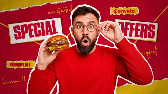Videohive - Fast Food Intro - 58346173 1 Videohive - Fast Food Intro - 58346173