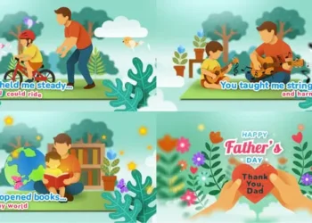 Videohive - Happy Fathers Day Intro - 58342409