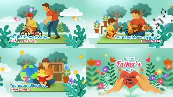 Videohive - Happy Fathers Day Intro - 58342409 1 Videohive - Happy Fathers Day Intro - 58342409