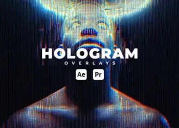 Videohive - Hologram Overlays - 58403352