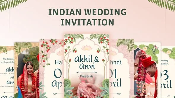 Videohive - Indian Wedding Invitation - 58514412 1 Indian Wedding Invitation - 58514412