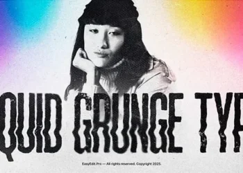 Liquid Grunge Typography - 58595270