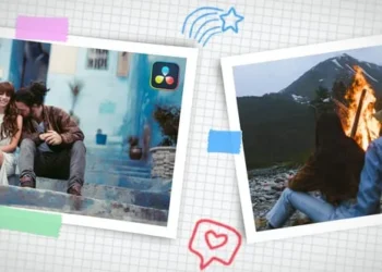 Videohive - Scrapbook Tape Transitions for DaVinci Resolve - 58491278