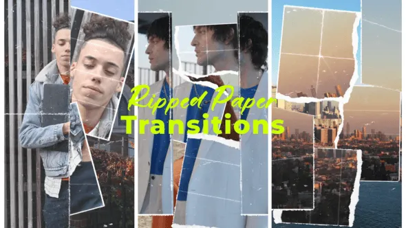 Videohive - Vertical Ripped Paper Transitions - 58638905 1 Vertical Ripped Paper Transitions - 58638905