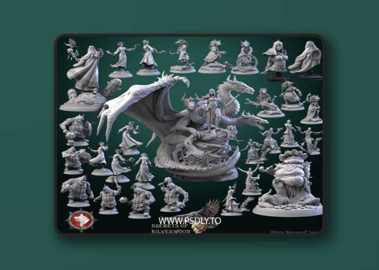White Werewolf Tavern – Secrets of Silverwood – 3D Print Model STL 1 White Werewolf Tavern – Secrets of Silverwood – 3D Print Model STL