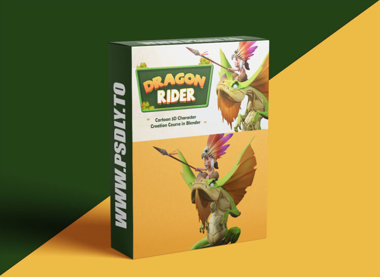 Wingfox - Dragon Rider Cartoon 3D Character Creation Course in Blender 1 Wingfox - Dragon Rider Cartoon 3D Character Creation Course in Blender