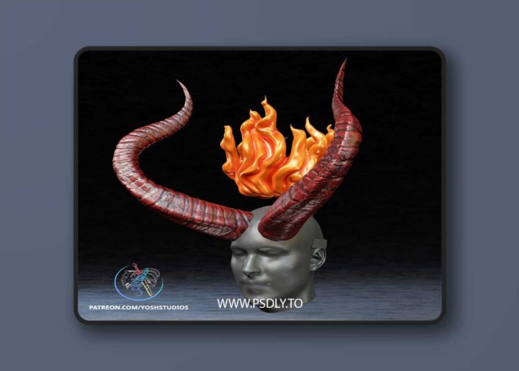 Yosh Studios – Hell Boy Crown and Thorns – 3D Print 1 Yosh Studios – Hell Boy Crown and Thorns – 3D Print