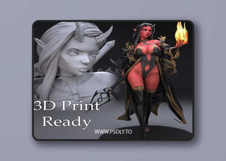 Zo Nanoko – Devil – 3D Print Model STL 1 Zo Nanoko – Devil – 3D Print Model STL