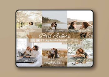 Best Sellers - 42 Mobile & Desktop Lightroom Presets Bundle