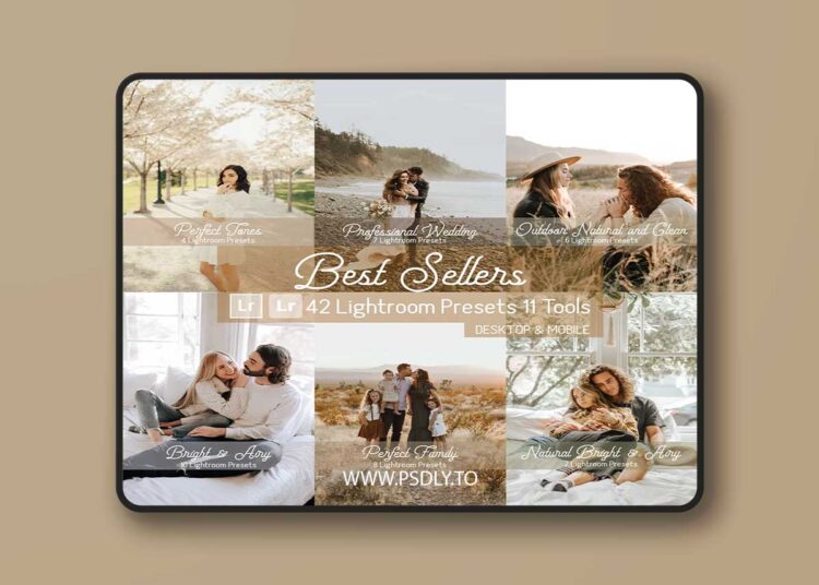 Best Sellers - 42 Mobile & Desktop Lightroom Presets Bundle 1 Best Sellers - 42 Mobile & Desktop Lightroom Presets Bundle