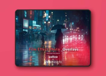 Creativemarket - Film textures png photo overlays