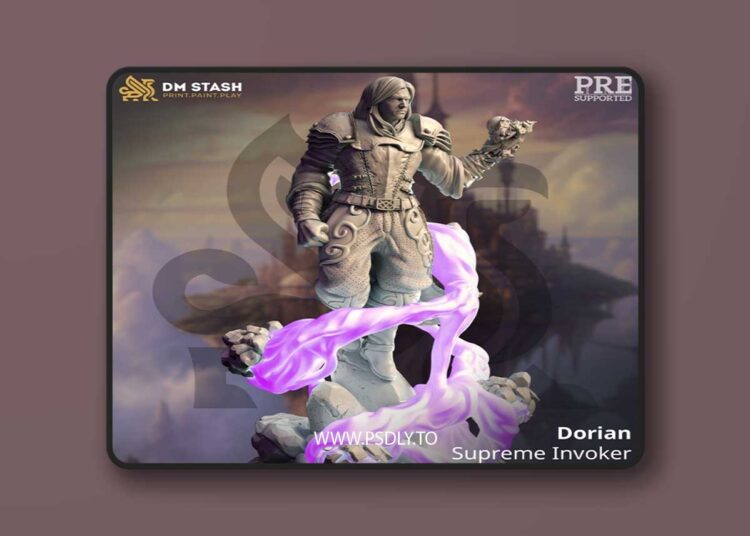 Dorian – Supreme Invoker – 3D Print 1 Dorian – Supreme Invoker – 3D Print