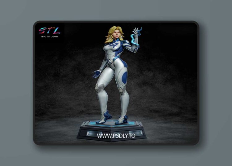 E.S Monster – Invisible Woman – 3D Print Model STL 1 E.S-Monster-–-Invisible-Woman-–-3D-Print-Model-STL