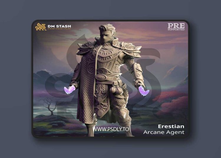 Erestian – Arcane Agent – 3D Print 1 Erestian – Arcane Agent – 3D Print