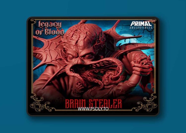 Evil Creature Brain Setaler – 3D Print 1 Evil Creature Brain Setaler – 3D Print