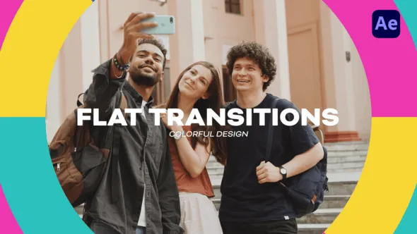 Videohive - Flat Transitions - 58654920 1 Flat Transitions - 58654920